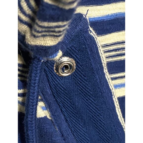 Lucky Brand Snap Button Jacket Hoodie Sweatshirt Mens M Athleisure Boho Casual - Picture 6 of 8